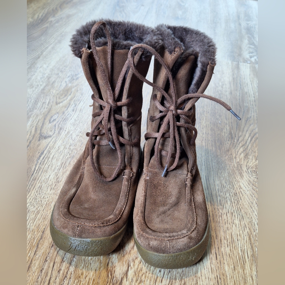 Cougar Cricket Brown Suede Lace Up Boot - 6